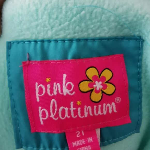 2/$35 Pink platinum puffer jacket size 2 - Picture 5 of 5